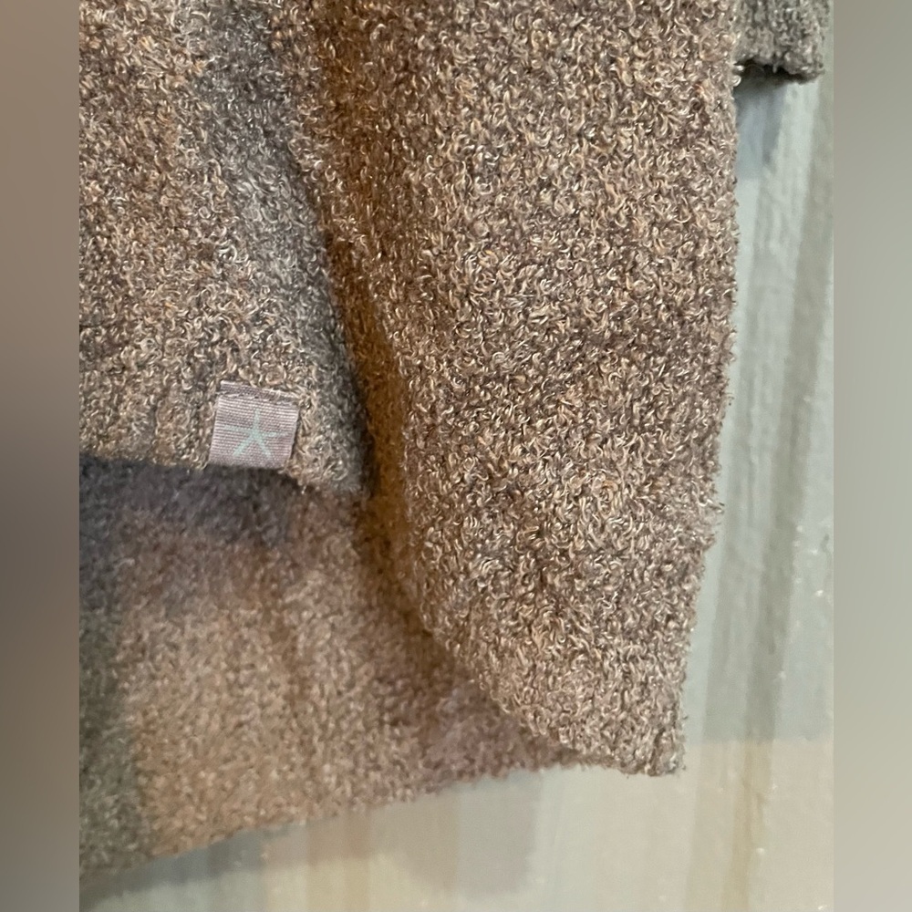 BAREFOOT DREAMS Island Wrap Open Front Cardigan Taupe CozyChic Lite Soft S/M - Picture 10 of 16